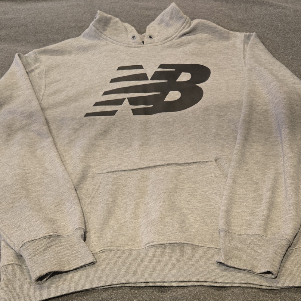 New Balance Heather Gray Men's Hoodie